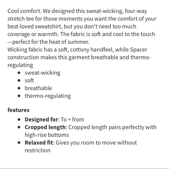 Lululemon Shaped Short Sleeve (Solid) - Picture 2 of 6